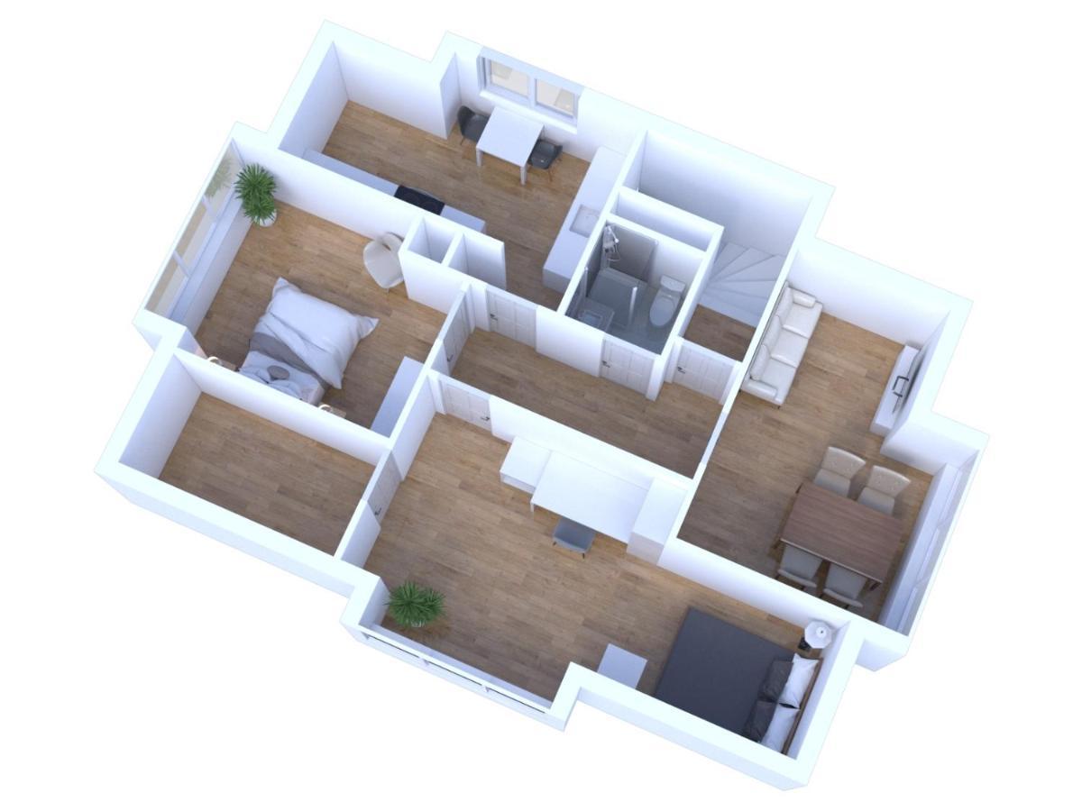 Schoenes City-Apartment Mit 2 Schlafzimmer, Parkplatz, Ruhig Und Hell, D46-Dg Oldenburg Dış mekan fotoğraf