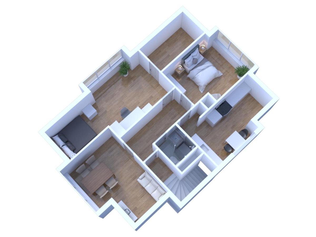 Schoenes City-Apartment Mit 2 Schlafzimmer, Parkplatz, Ruhig Und Hell, D46-Dg Oldenburg Dış mekan fotoğraf