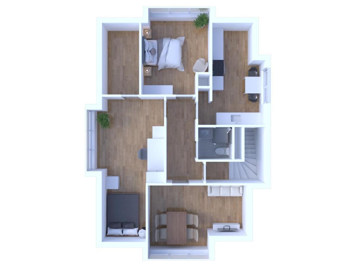 Schoenes City-Apartment Mit 2 Schlafzimmer, Parkplatz, Ruhig Und Hell, D46-Dg Oldenburg Dış mekan fotoğraf